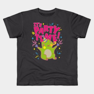 Party time frog Kids T-Shirt